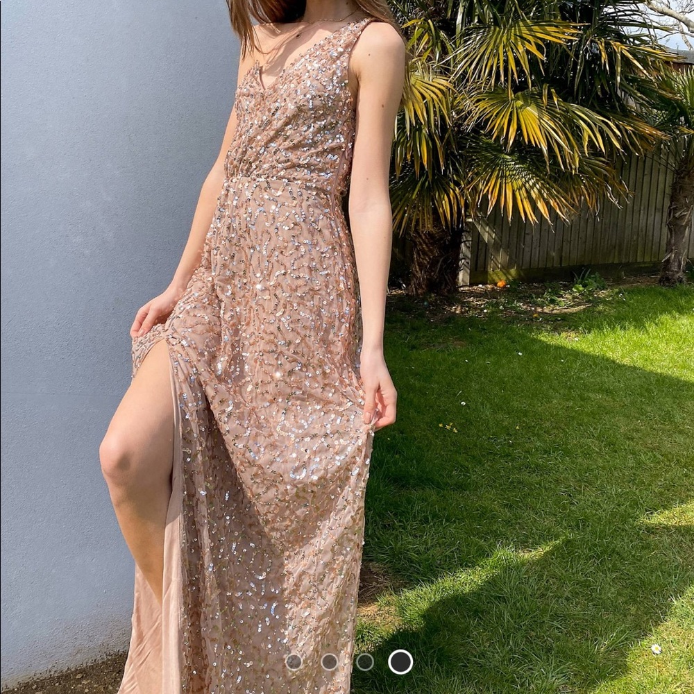 Maya all over embellished dress